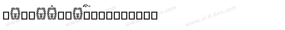 BoltonDropCaps字体转换