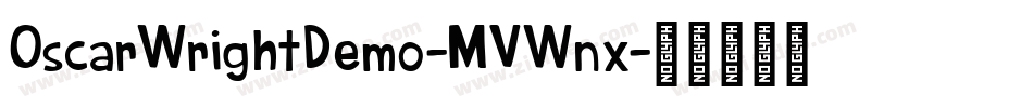 OscarWrightDemo-MVWnx字体转换