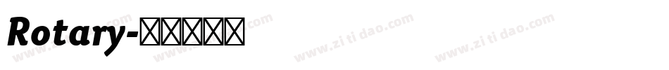 Rotary字体转换