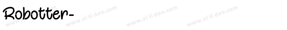 Robotter字体转换