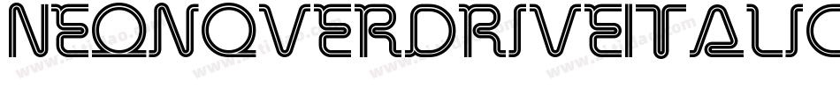 NeonOverdriveItalic-nwRJ字体转换