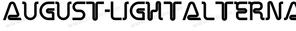 August-LightAlternate字体转换