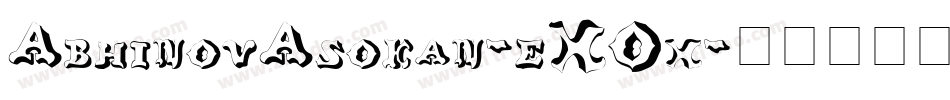 AbhinovAsokan-eXOx字体转换