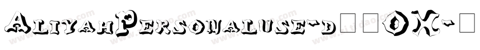 AliyahPersonaluse-d95OX字体转换