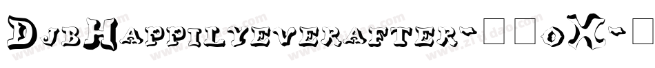 DjbHappilyeverafter-26oX字体转换
