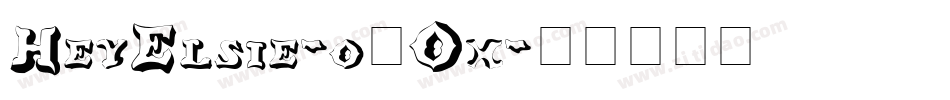 HeyElsie-o7Ox字体转换