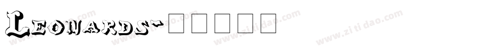 Leonards字体转换