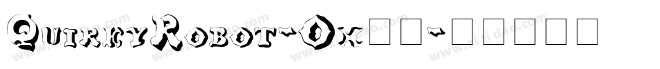 QuirkyRobot-Ox06字体转换