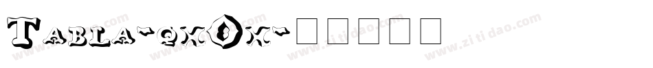 Tabla-qxOx字体转换
