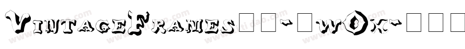 VintageFrames21-5wOx字体转换
