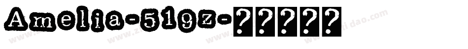 Amelia-519z字体转换