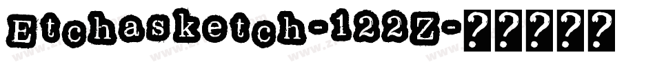 Etchasketch-122Z字体转换