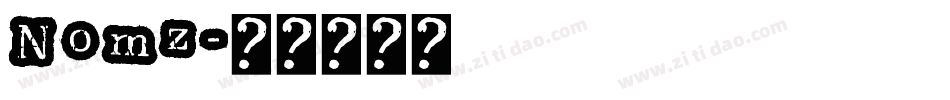 Nomz字体转换