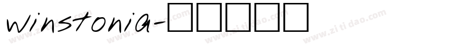 Winstonia字体转换