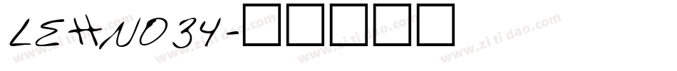 LEHN034字体转换