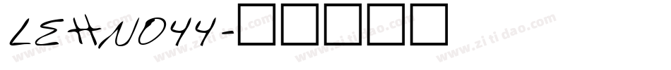 LEHN044字体转换