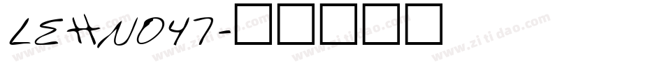 LEHN047字体转换