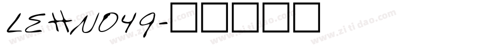 LEHN049字体转换