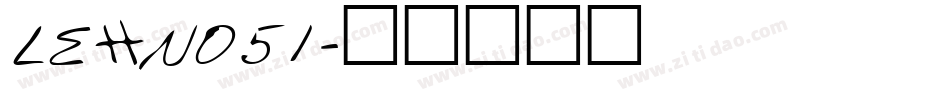 LEHN051字体转换