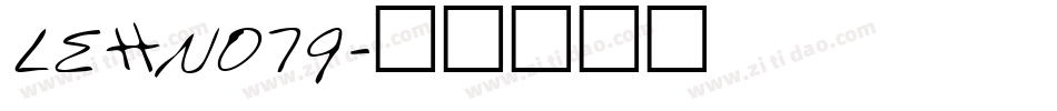 LEHN079字体转换
