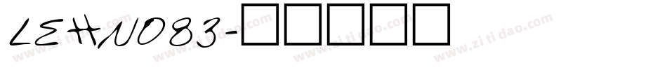 LEHN083字体转换