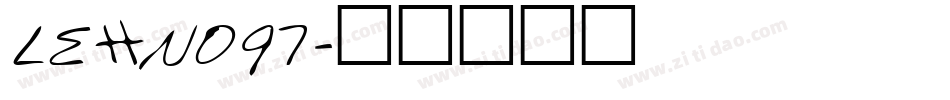 LEHN097字体转换