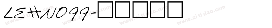 LEHN099字体转换