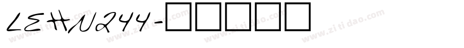 LEHN244字体转换