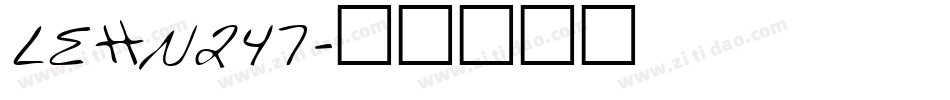 LEHN247字体转换