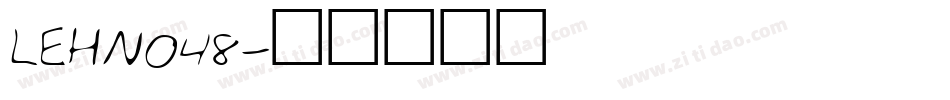 LEHN048字体转换