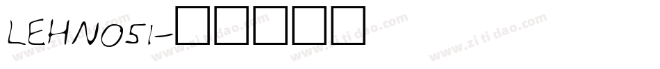 LEHN051字体转换
