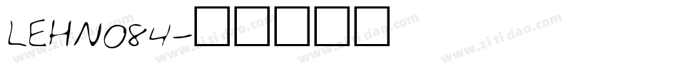 LEHN084字体转换