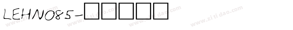 LEHN085字体转换