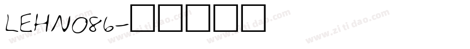 LEHN086字体转换