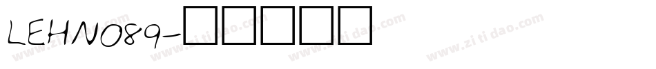 LEHN089字体转换