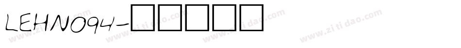 LEHN094字体转换