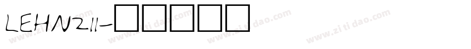 LEHN211字体转换