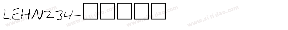 LEHN234字体转换