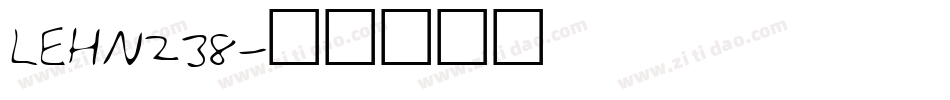 LEHN238字体转换