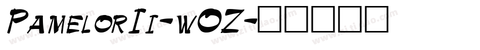 PamelorIi-wOZ字体转换