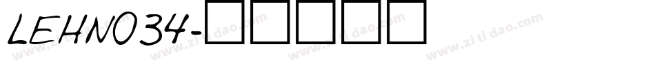 LEHN034字体转换