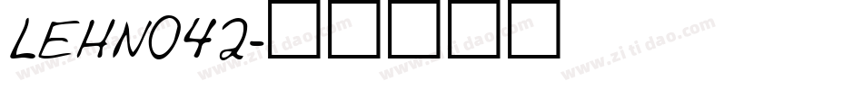 LEHN042字体转换