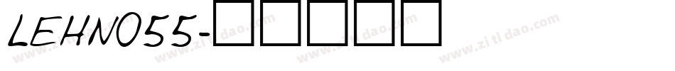 LEHN055字体转换