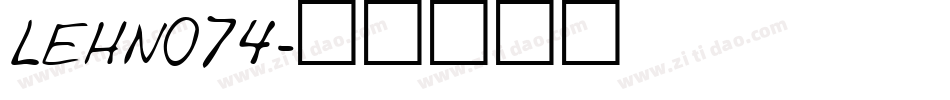 LEHN074字体转换