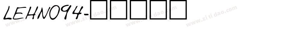LEHN094字体转换