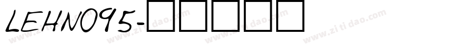 LEHN095字体转换
