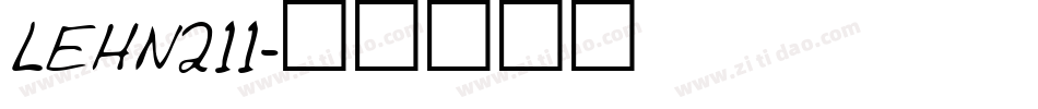 LEHN211字体转换