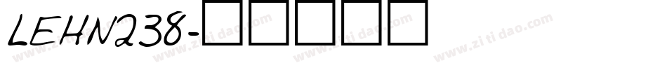 LEHN238字体转换