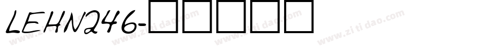 LEHN246字体转换