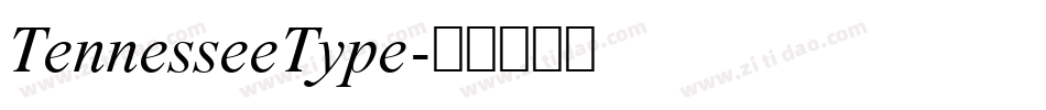 TennesseeType字体转换
